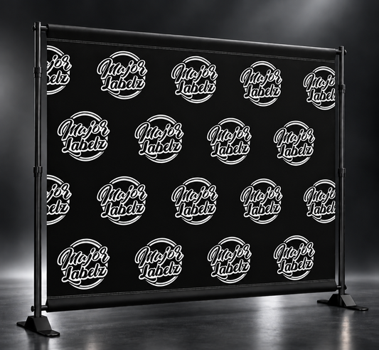 Step and Repeat Backdrop Full Set