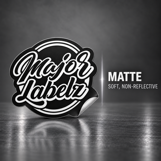 Die-cut Matte Slap Stickers (100pc Minimum)