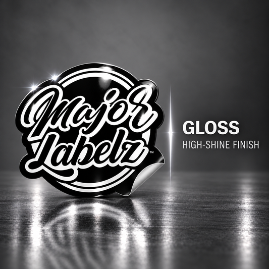 Die-cut Gloss Stickers (100pc Minimum)